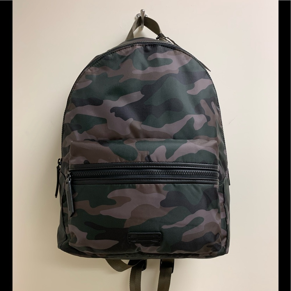 Camo Nylon Backpack